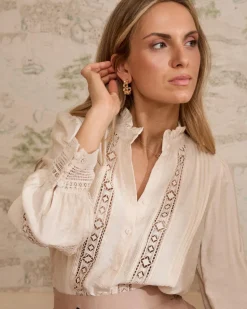 Chemise Cassie Embroidery-Polin et moi Clearance