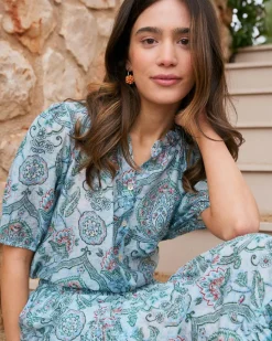 Chemise Lirel imprimer-Polin et moi Hot