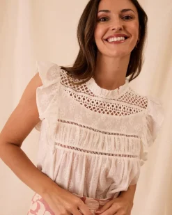 Chemisier à volants Catrina-Polin et moi Hot