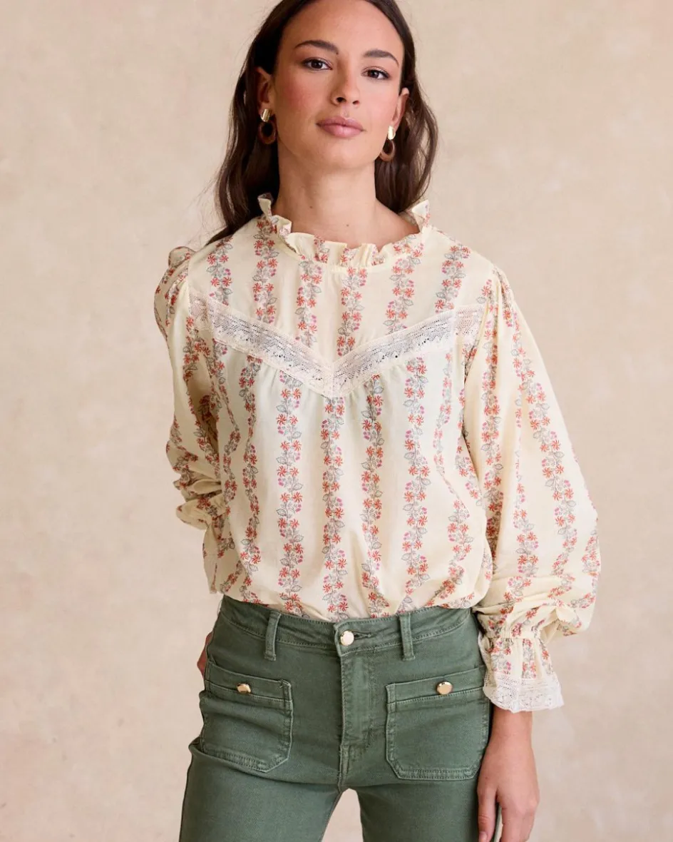 Claudi Flowers Blouse-Polin et moi Best