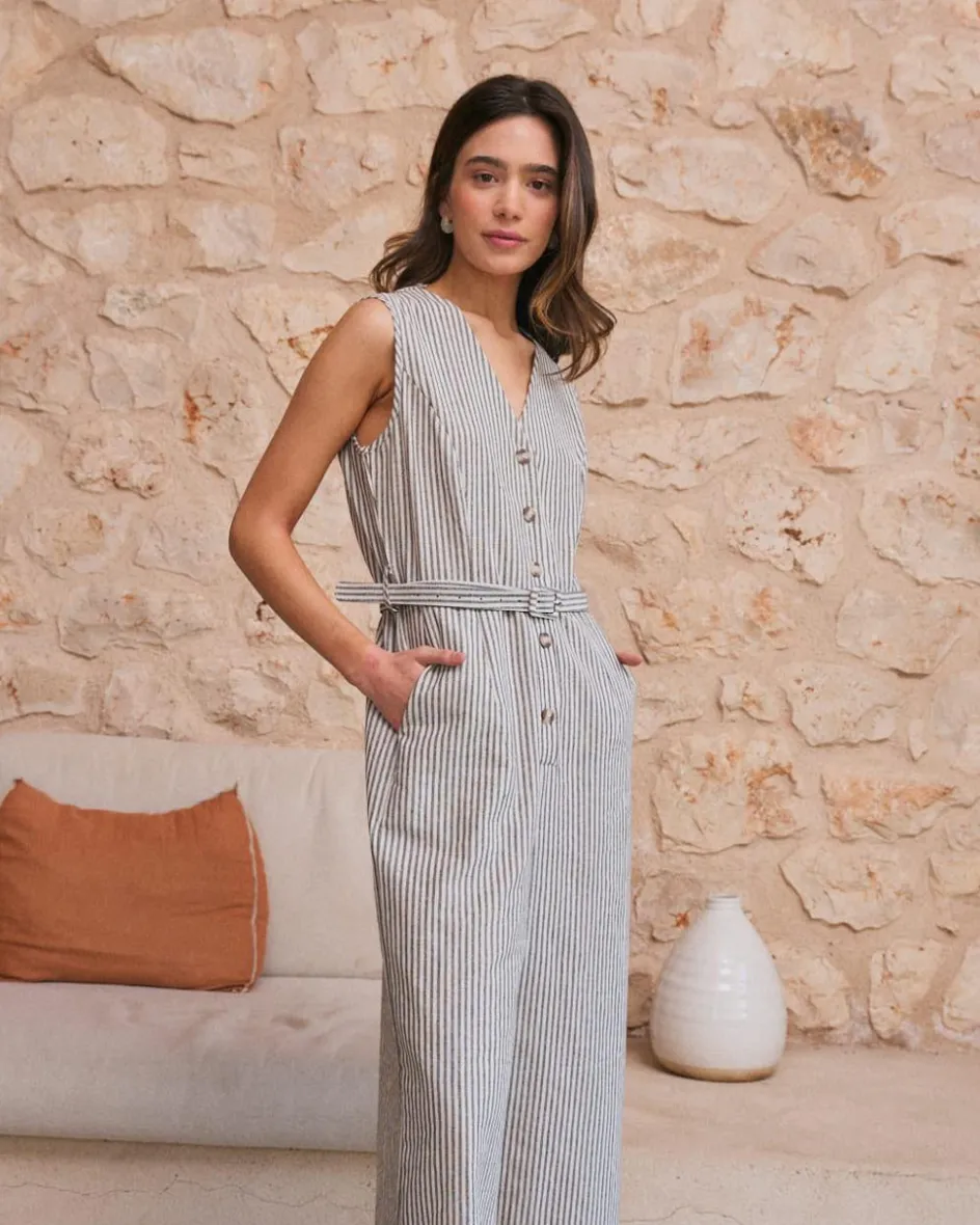 Combinaison rayée Calum-Polin et moi Hot