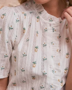 Daria Chemise à fleurs à manches-Polin et moi Outlet