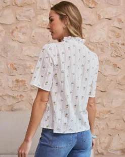 Daria Chemise à fleurs à manches-Polin et moi Outlet