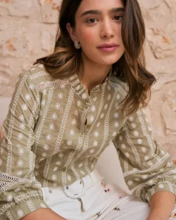 Elle Blouse Broderie Florale-Polin et moi Hot