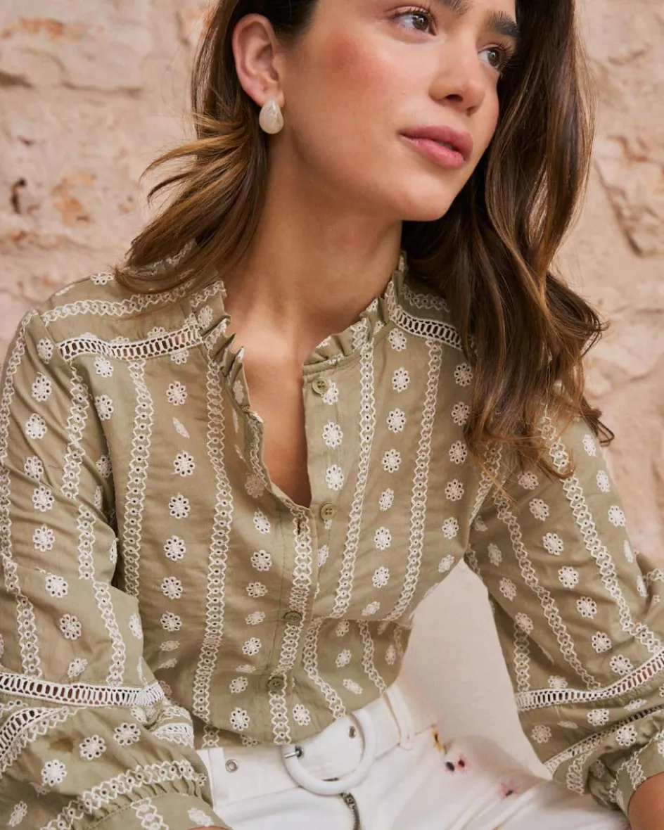 Elle Blouse Broderie Florale-Polin et moi Hot