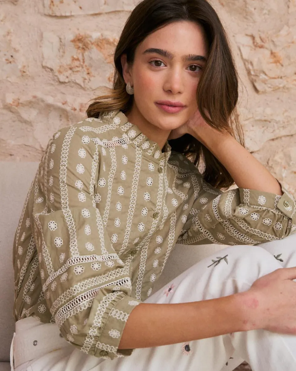 Elle Blouse Broderie Florale-Polin et moi Hot