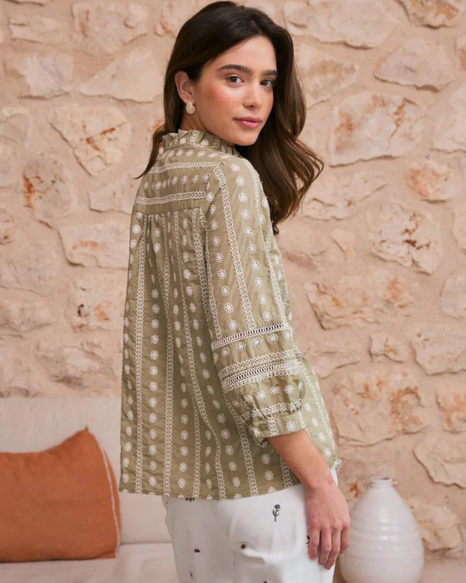 Elle Blouse Broderie Florale-Polin et moi Hot