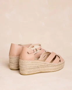 Espadrille en croûte de cuir Cornelia-Polin et moi New