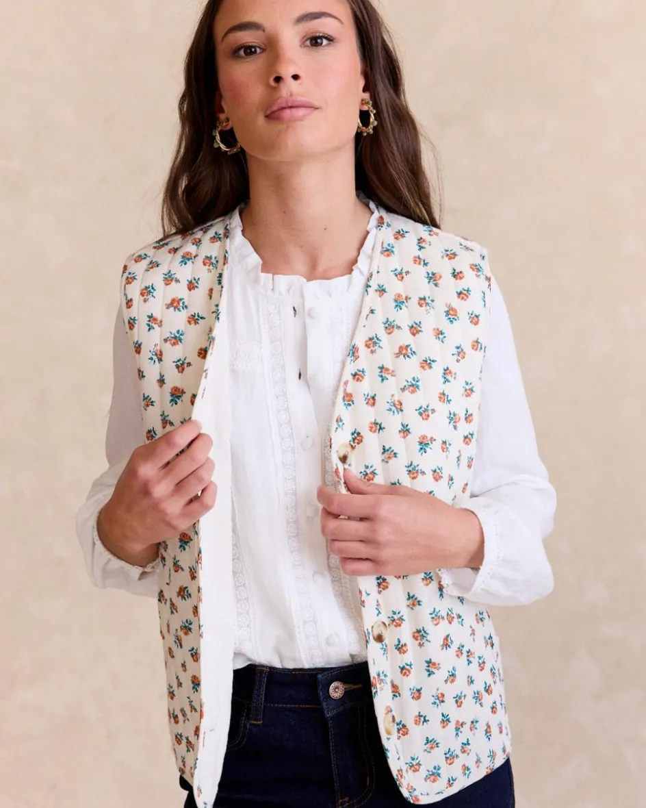 Gilet Alina Flowers-Polin et moi Discount