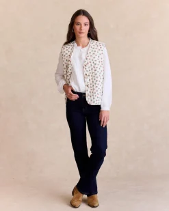 Gilet Alina Flowers-Polin et moi Discount
