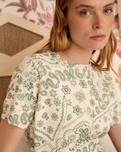 Haut en maille Idalia imprimer-Polin et moi New