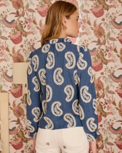 Helia Paisley Chemise brodée-Polin et moi Discount