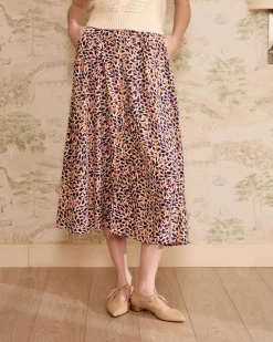 Jupe imprimée avec boutons Lita-Polin et moi Hot