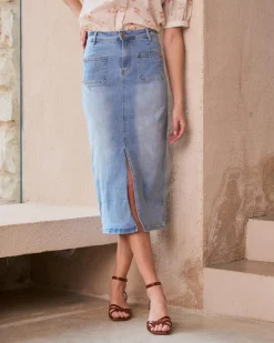 Jupe midi Line-Polin et moi Hot