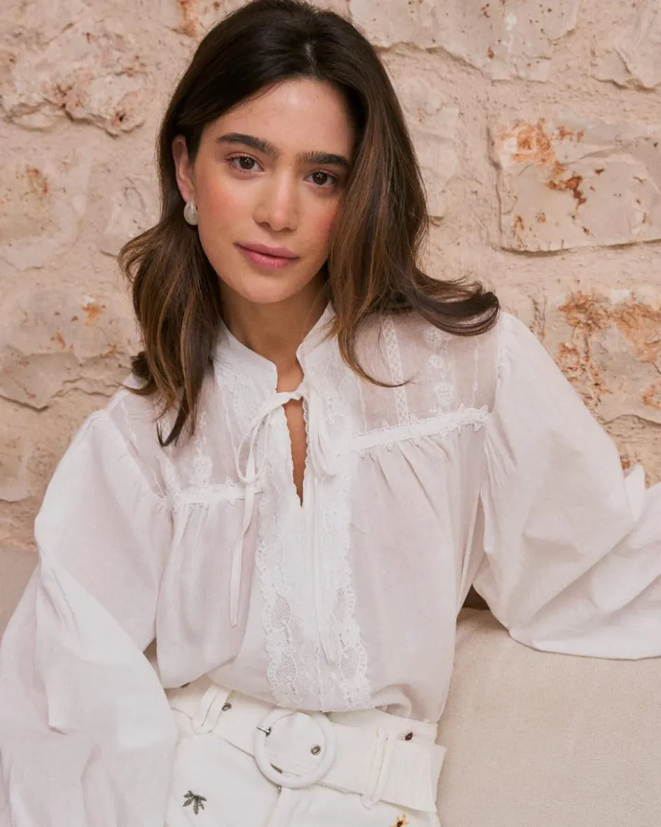 Lucinda Encolure Chemise Brodée-Polin et moi New