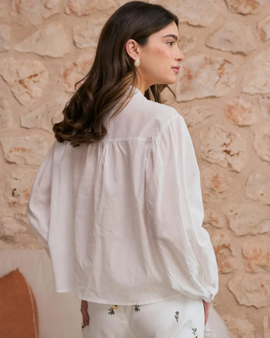 Lucinda Encolure Chemise Brodée-Polin et moi New