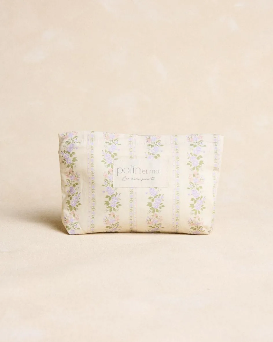Petite trousse de toilette Selenia Flowers-Polin et moi Discount