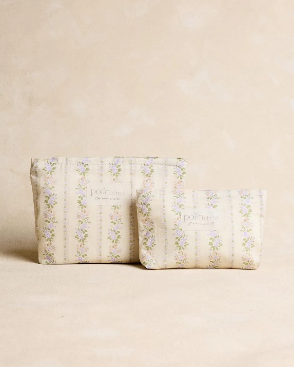 Petite trousse de toilette Selenia Flowers-Polin et moi Discount