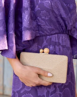 Pochette Dione Raphia-Polin et moi Clearance