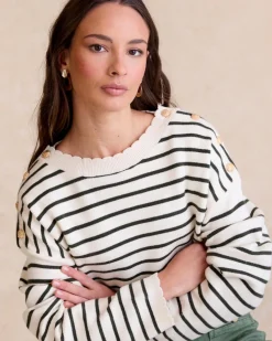 Pull à rayures Lucia-Polin et moi Outlet