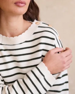 Pull à rayures Lucia-Polin et moi Outlet