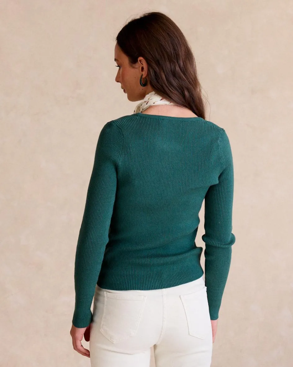 Pull en maille Verda-Polin et moi Outlet