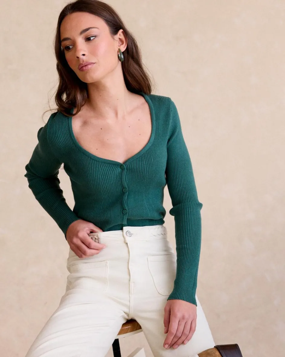 Pull en maille Verda-Polin et moi Outlet
