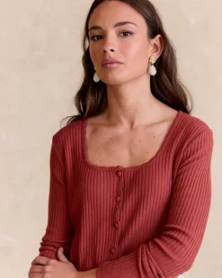 Pull en tricot marron-Polin et moi Discount