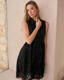 Robe courte brodée Uri-Polin et moi Online