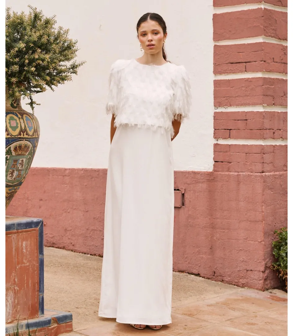 Robe de mariée lavande-Polin et moi Hot