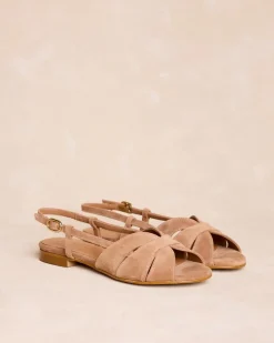 Sandale plate camel-Polin et moi Outlet