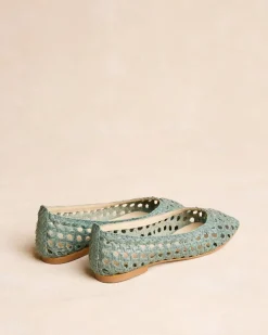 Tressé Aqua Ballerines-Polin et moi Discount