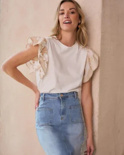 T-shirt à volants Luli-Polin et moi Fashion