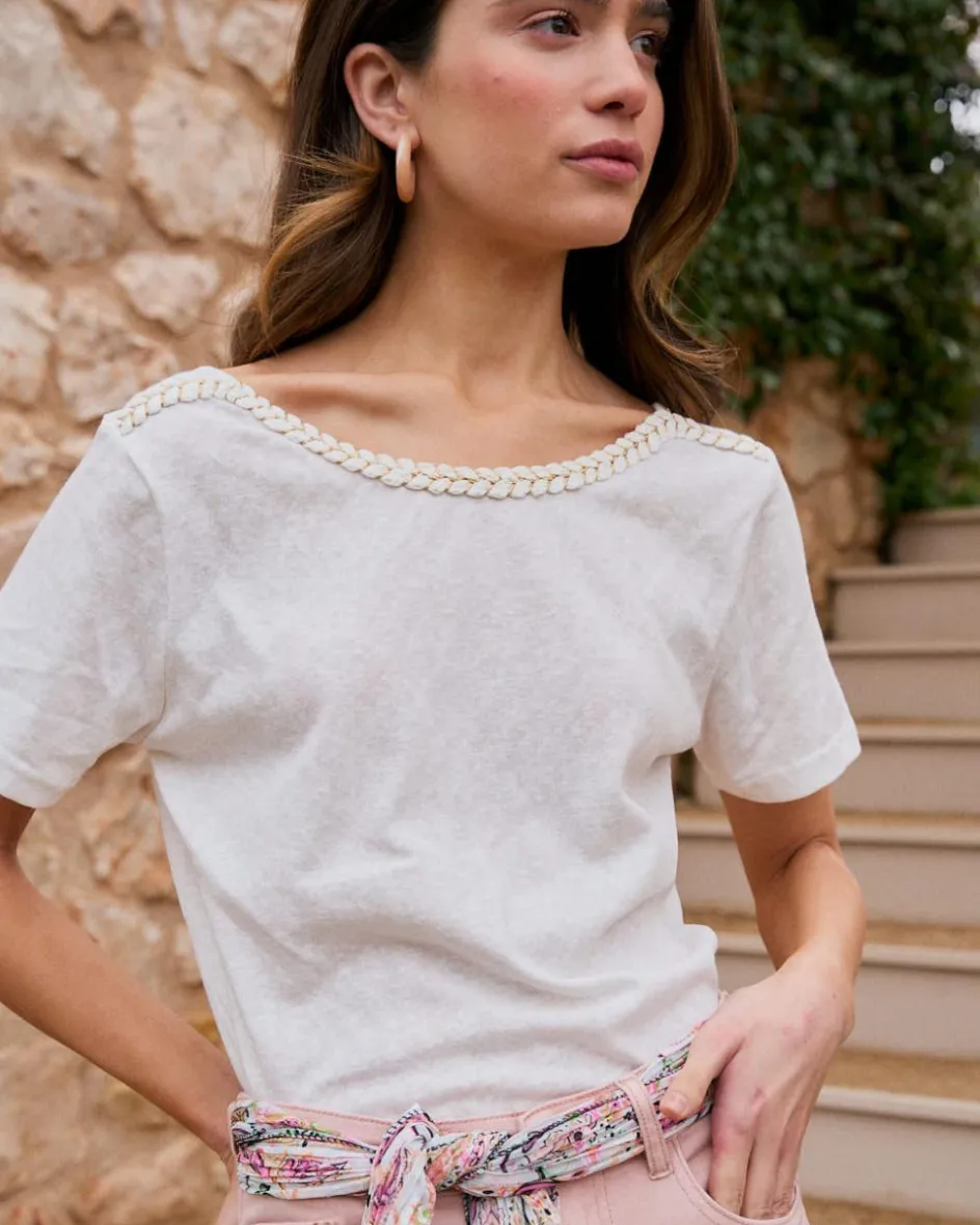 T-shirt tressé Aubrienne-Polin et moi Outlet