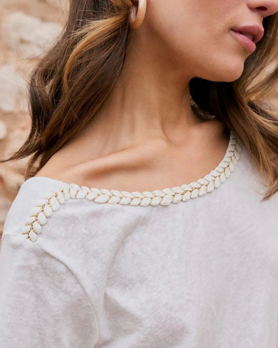 T-shirt tressé Aubrienne-Polin et moi Outlet